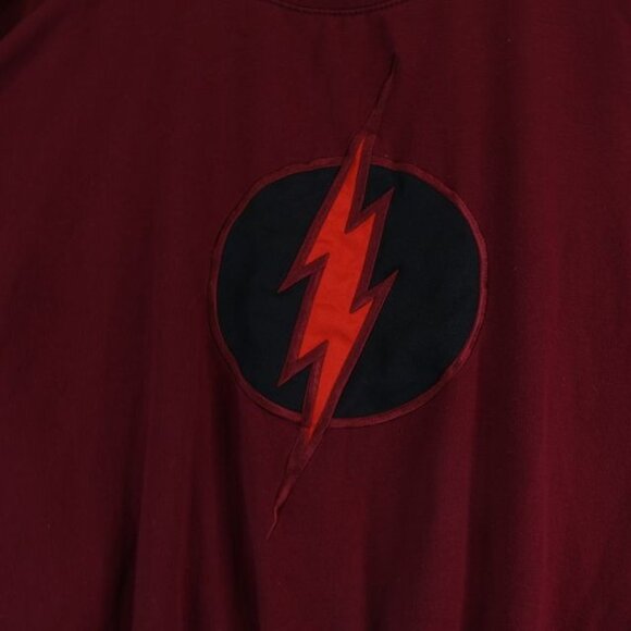 Vintage Six Flags Sweatshirt Men's M The Flash DC Comics Theme Park - Picture 2 of 6
